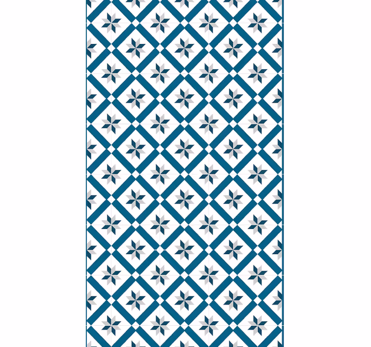 Behang keuken hydraulisch blauw - TenStickers