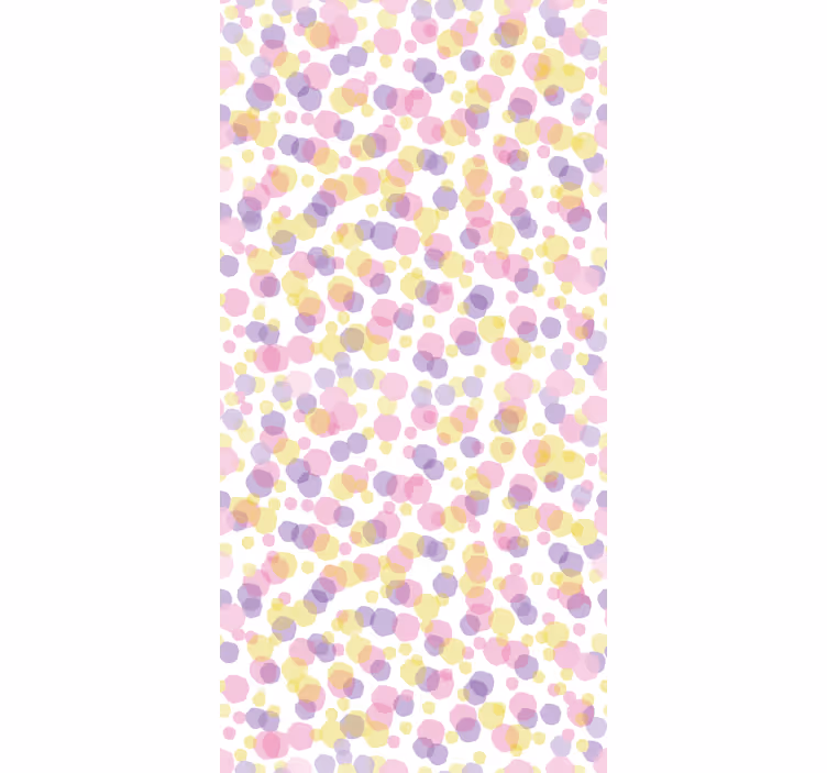 Behang badkamer roze bubbels patroon - TenStickers