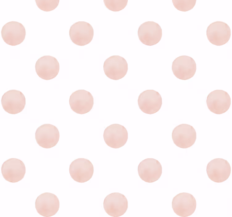 Behangpapier hoofdslaapkamer blush watercolor stippen - TenStickers