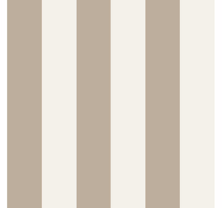 Slaapkamer behang taupe streep - TenStickers