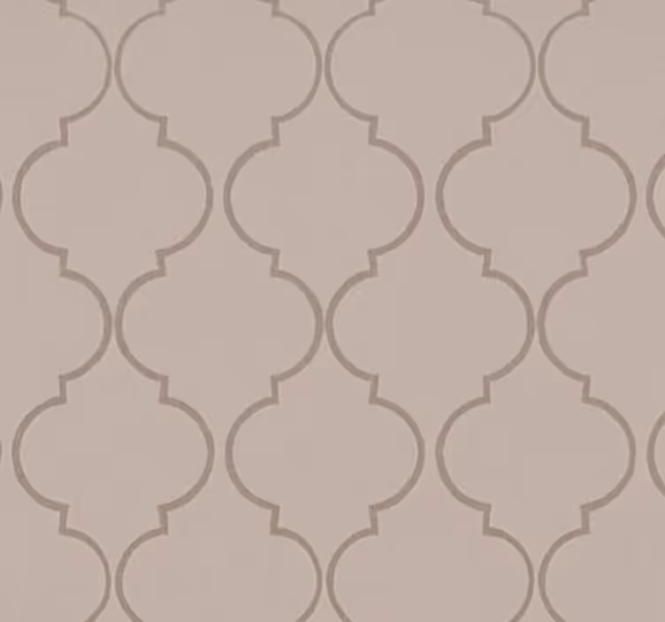 Behangpapier hoofdslaapkamer taupe linnen textuur effect - TenStickers