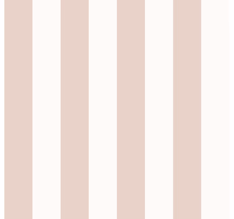 Behang woonkamer roze en witte strepen - TenStickers