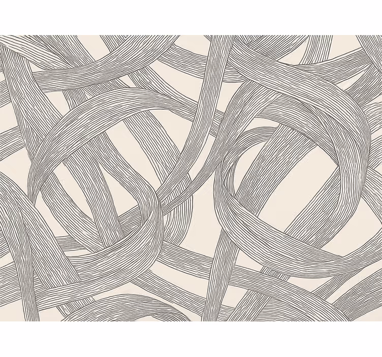 Behang woonkamer moderne abstracte muurschilderingen - TenStickers