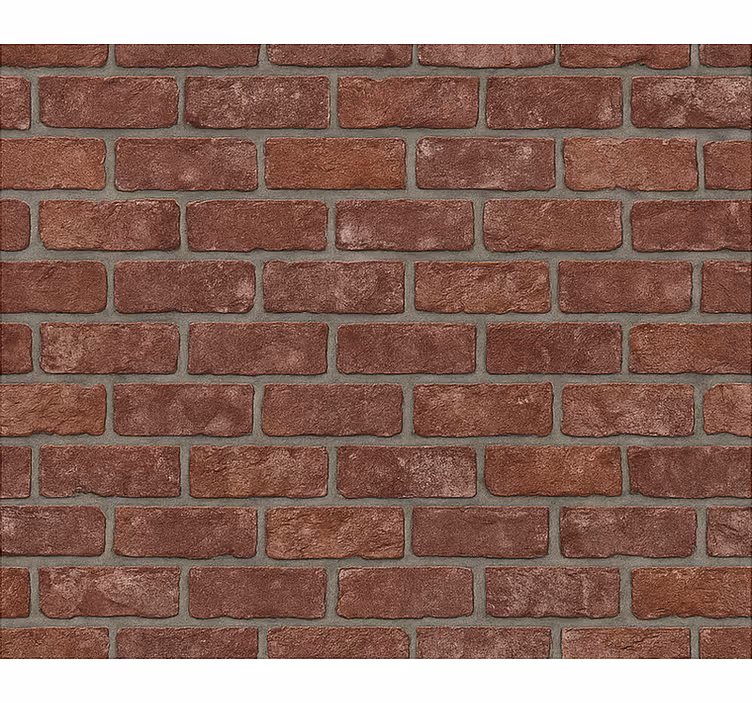 Behang woonkamer industrieel rood baksteen - TenStickers