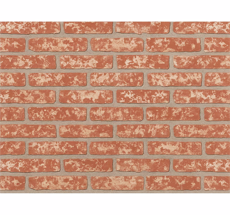 Behang woonkamer baksteenafdruk - TenStickers