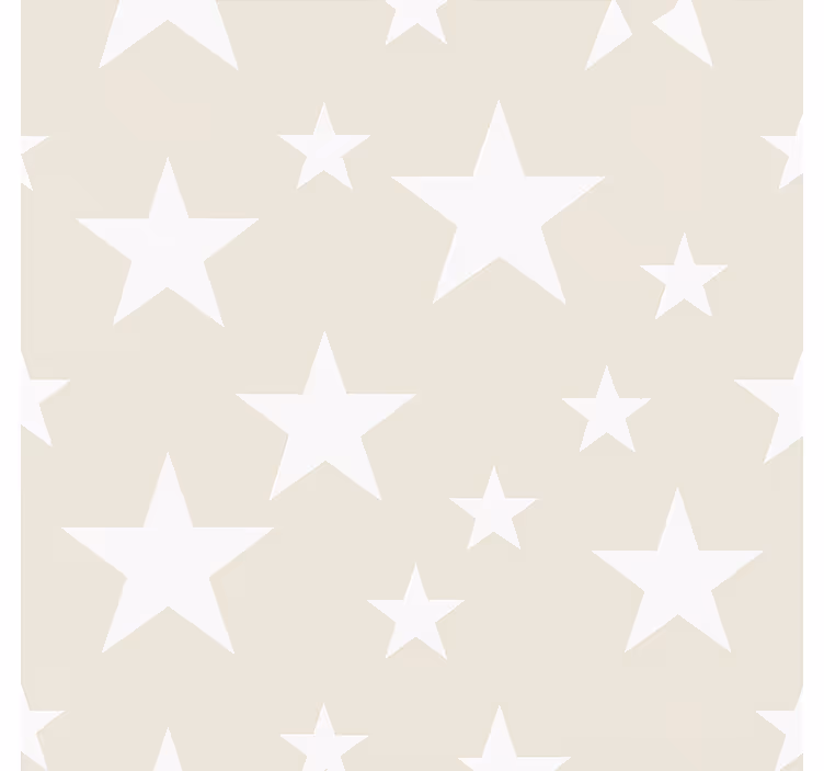 Behangpapier kinderkamer groot grijs sterrenpatroon - TenStickers