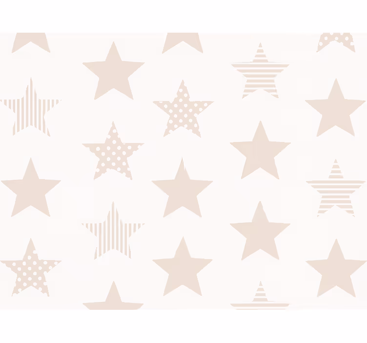 Behangpapier kinderkamer sterrenpatroon - TenStickers
