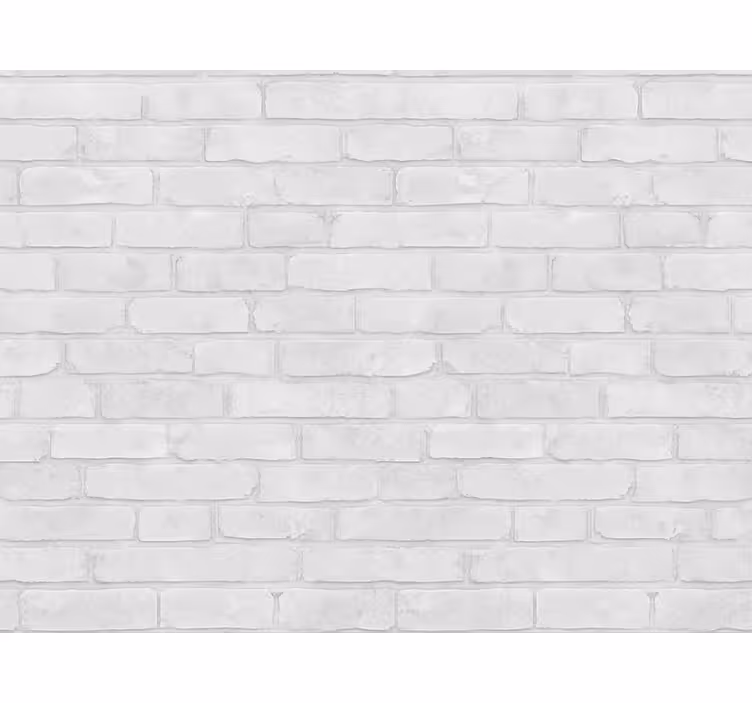 Behang baksteen whitewashed loft brick - TenStickers
