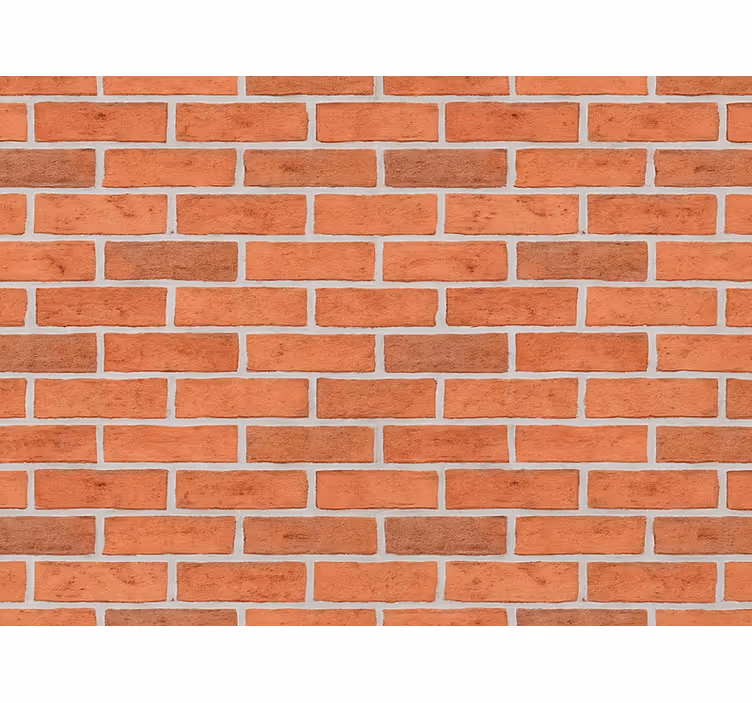 Behang baksteen klassieke rode bakstenen muur - TenStickers