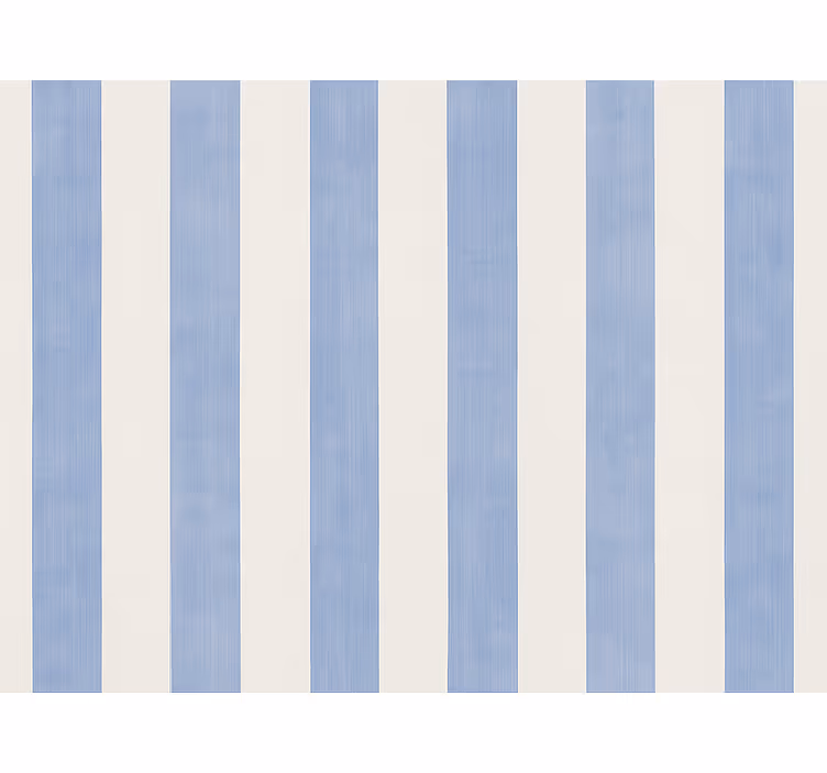 Behangpapier hoofdslaapkamer blauwe en witte strepen - TenStickers