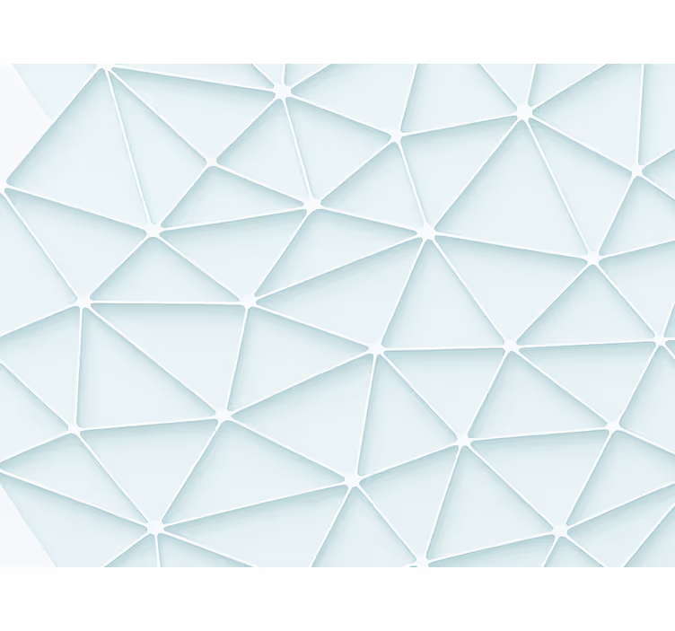 Behang woonkamer abstract driehoek design - TenStickers
