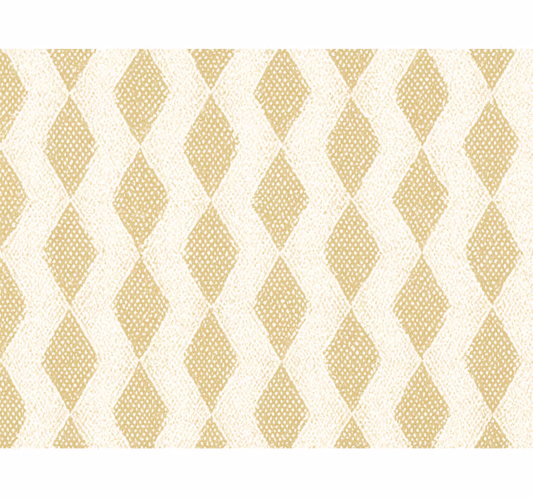 Behang woonkamer abstracte gouden driehoek - TenStickers