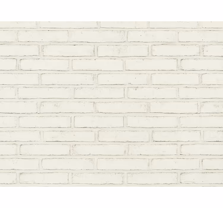 Behang woonkamer witte vintage bakstenen - TenStickers