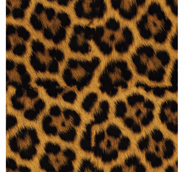 Behangpapier hoofdslaapkamer luipaard fluffy motief - TenStickers