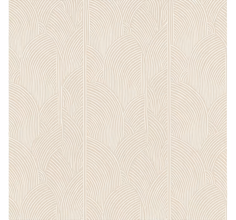 Behang woonkamer soft boog geometrisch patroon - TenStickers