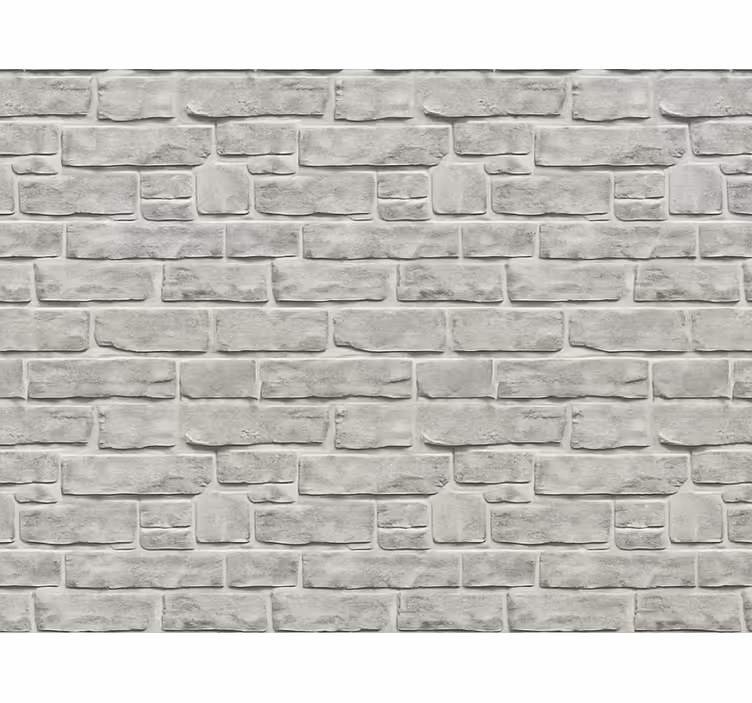 Behang woonkamer realistische grijze steen effecten - TenStickers