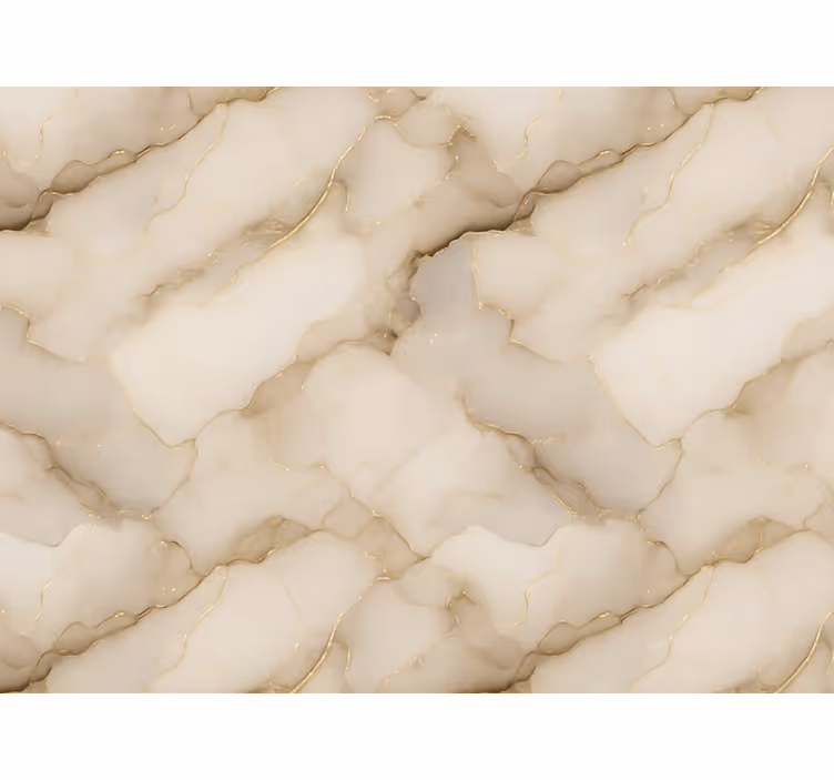 Slaapkamer behang luxe wit en goud marmer - TenStickers