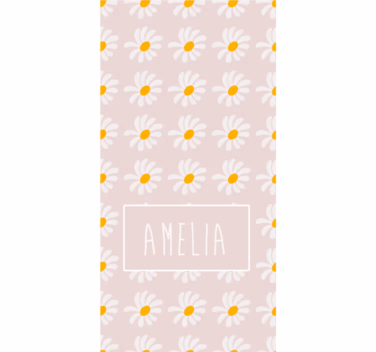 Behang bloemsierkunst boho stijl bloemenillustratie - TenStickers