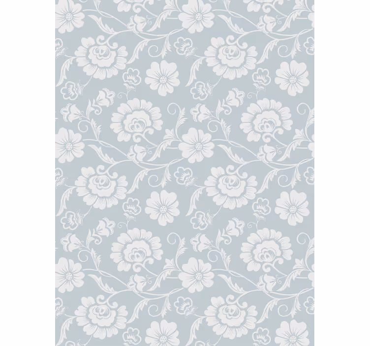Behang bloemsierkunst granny chic bloemenprint - TenStickers