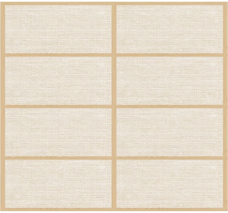 Behangpapier hoofdslaapkamer japanse paneelstructuur - TenStickers