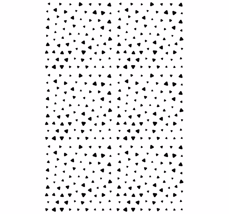 Behangpapier hoofdslaapkamer geometrisch hartpatroon - TenStickers