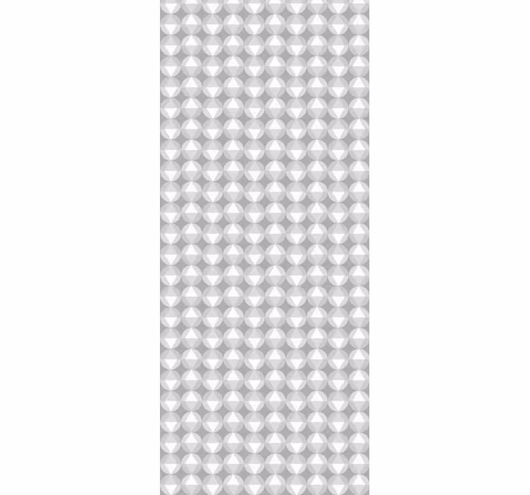 Slaapkamer behang nordic stijl rustgevend grijs patroon - TenStickers