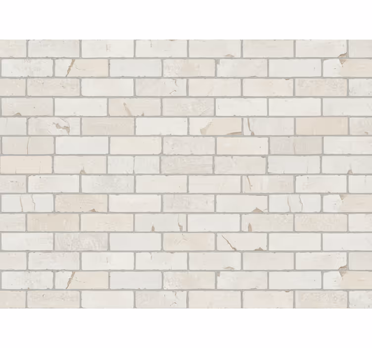 Industrieel behang lichte kleur bakstenen b0798ckthw - TenStickers