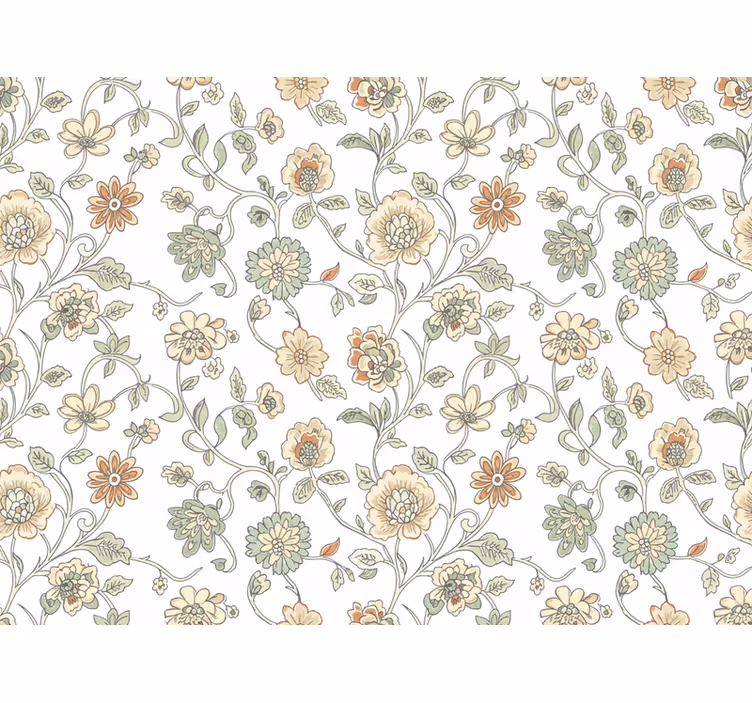 Behang rustiek decent light flower - TenStickers