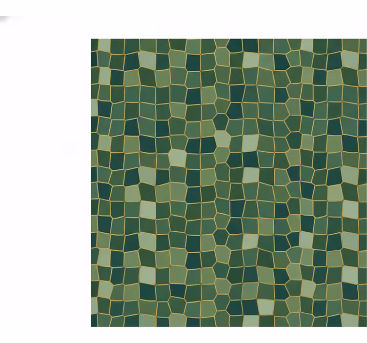 Groen behang small croco patroon groen - TenStickers