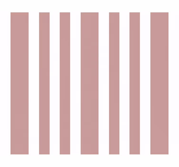 Behang verticale strepen blokstrepen roze en wit - TenStickers