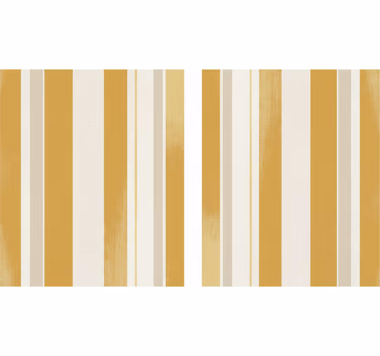 Behang verticale strepen fijne decor gele strepen - TenStickers