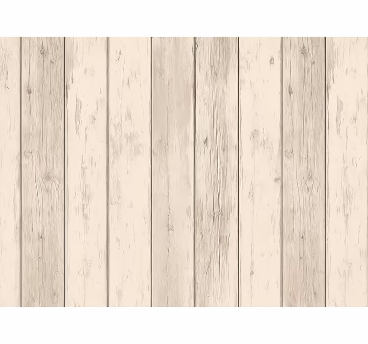 Behang houtlook warm wit verweerd hout - TenStickers