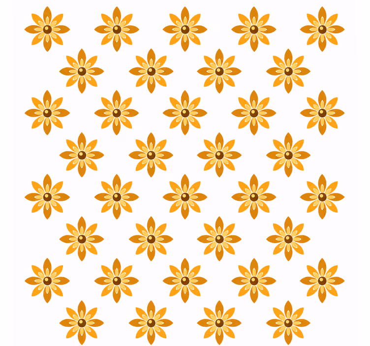 Bloemen behang geheime tuin - TenStickers