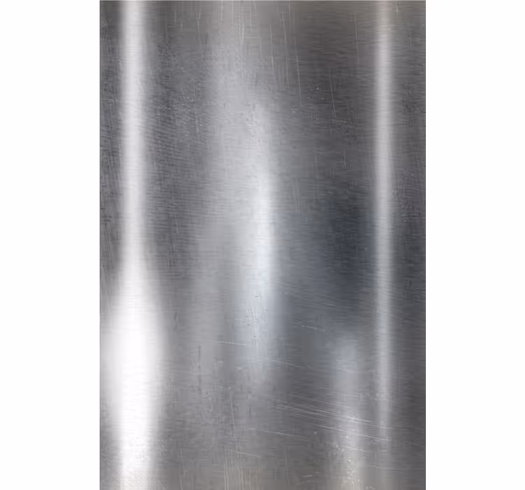 Metaal behang zilver metalen rustieke textuur - TenStickers