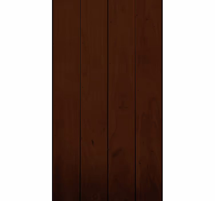 Behang rustiek patroon van ruwe bruine planken - TenStickers