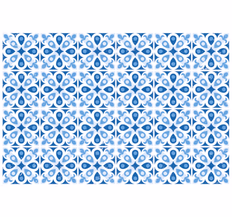 Blauw behang waterhouse blauw - TenStickers