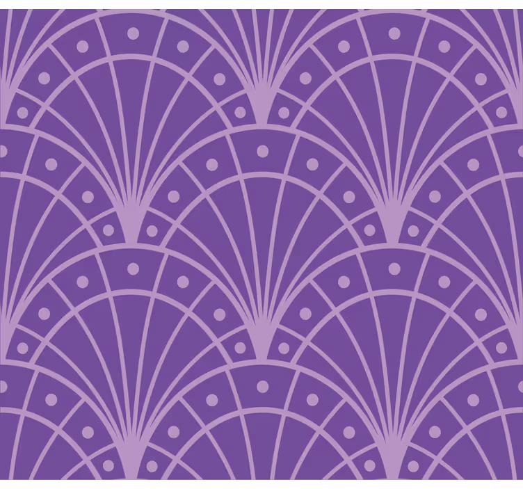 Lila behang minimalistische lila artdeco - TenStickers