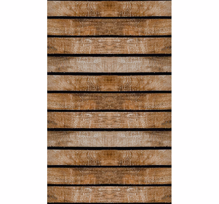 Bruin behang houten pallet - TenStickers
