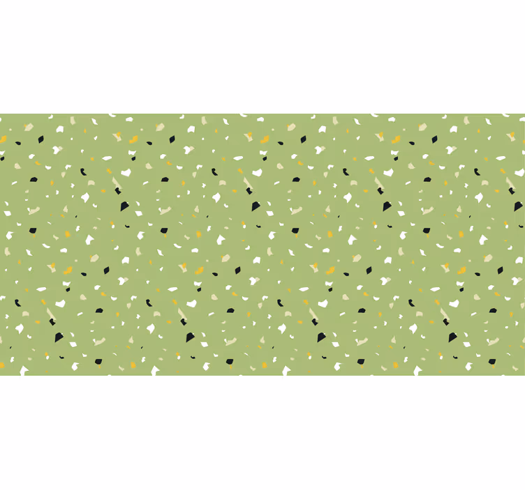 Groen behang terrazzo groen - TenStickers
