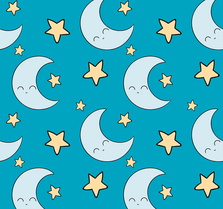 Hemelse dromerigheid behang sterren - TenStickers