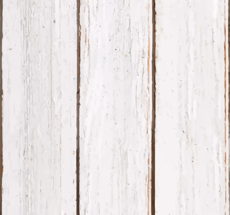 Getextureerde witte panelen behang houtlook - TenStickers