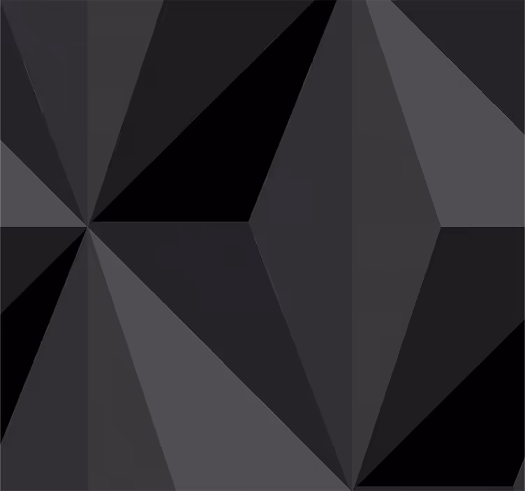 Driehoek behang Geometrische driehoeken 3d - TenStickers