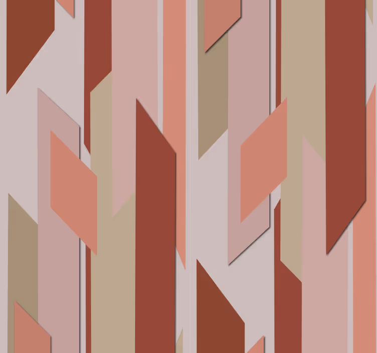 Abstracte geometrische behang geometrisch - TenStickers