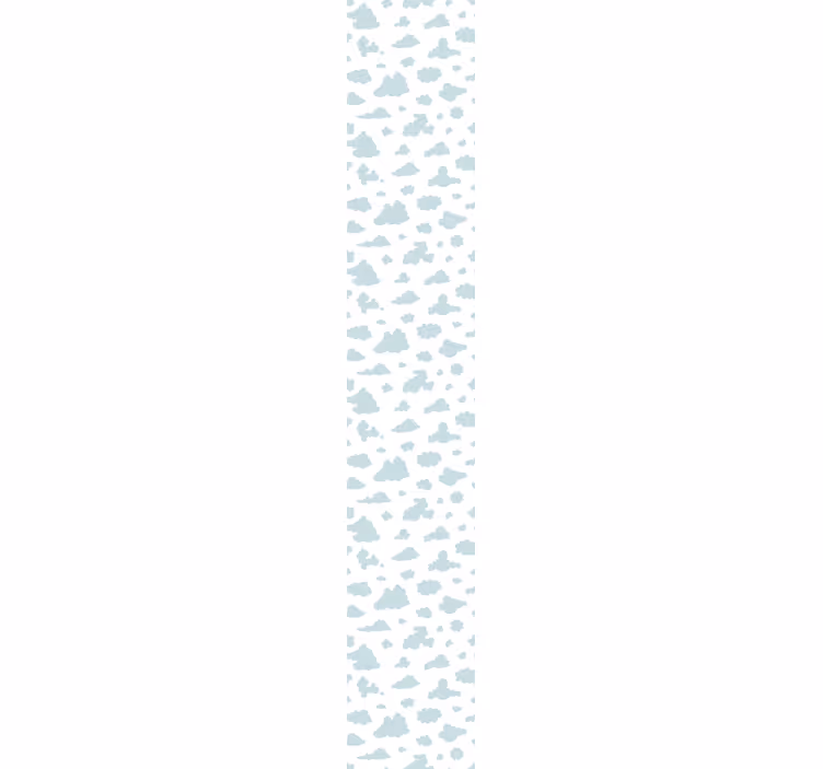 Zacht blauw koud patroon behangpapier kinderkamer - TenStickers