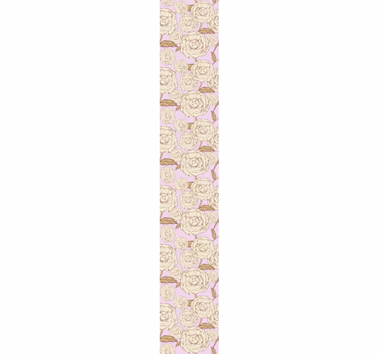 Vintage arrangement bloemen behang - TenStickers