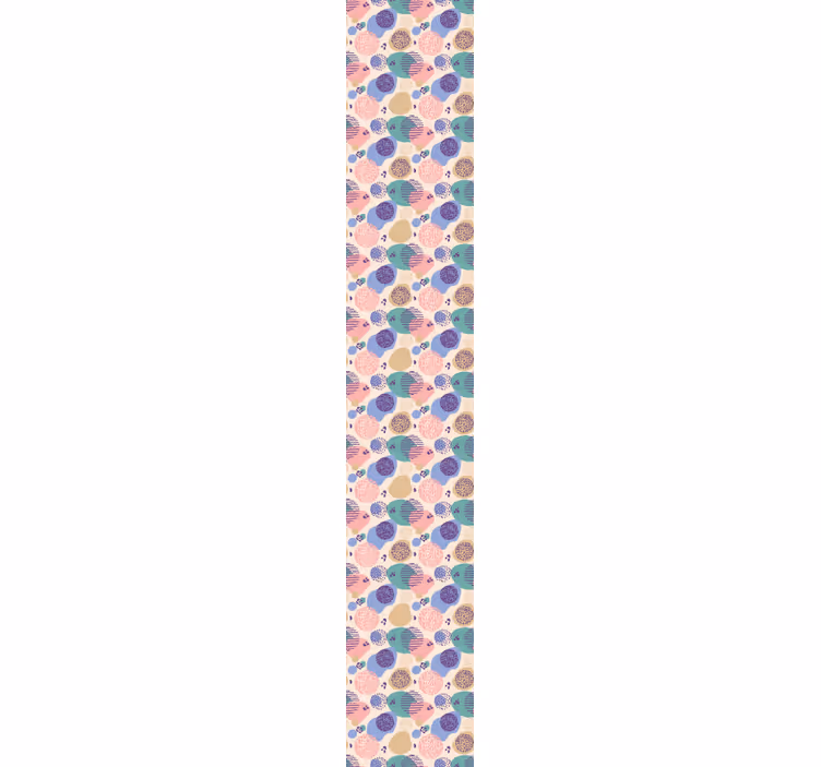 Polka-textuurmix stippenbehang - TenStickers