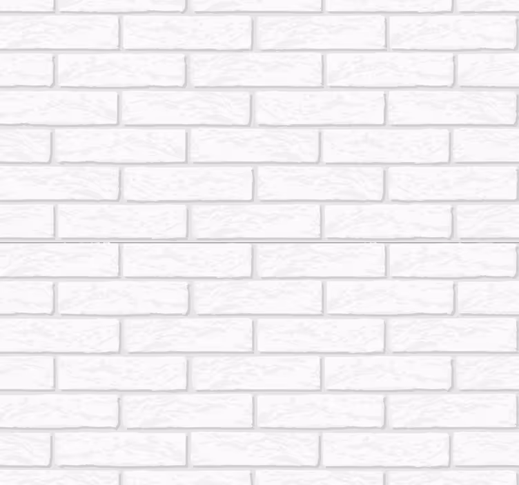 Baksteen behang Witte vlek - TenStickers
