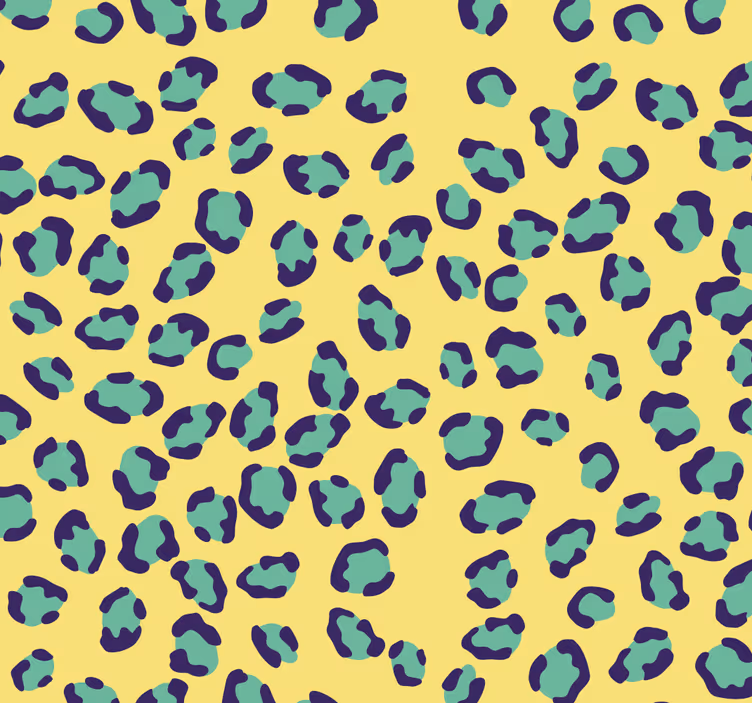 Luipaardvlekmotief luipaarden behang - TenStickers