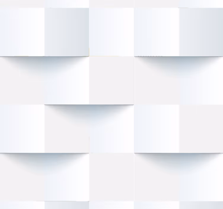 3d behang Behang 3d sticky notes wit - TenStickers