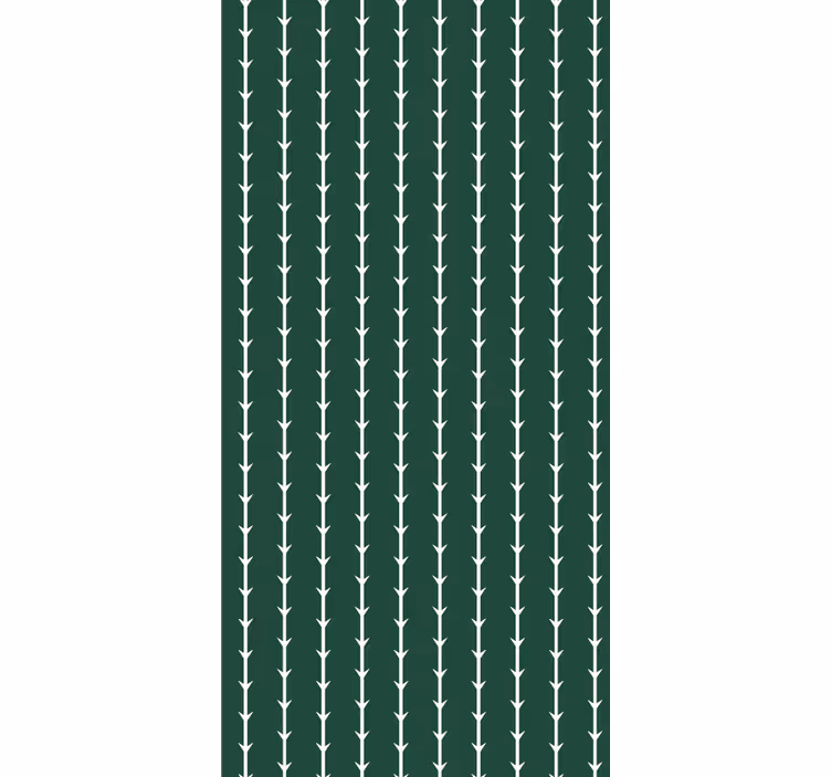 Behang geometrisch bamboedesign - TenStickers